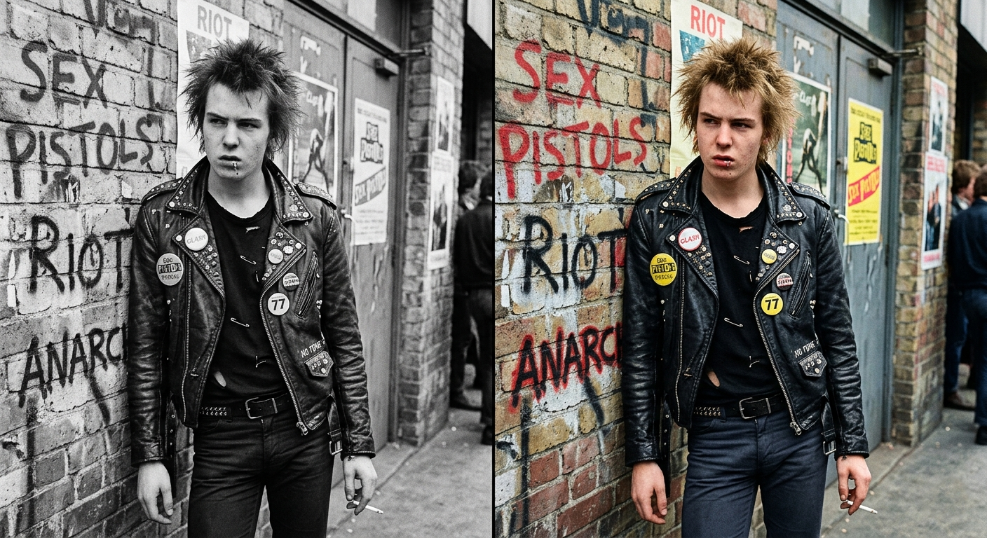 Das Kind, das die Lederjacke trug