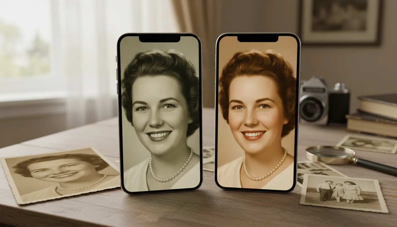 Comparison scene of photo animation results, natural motion versus exaggerated