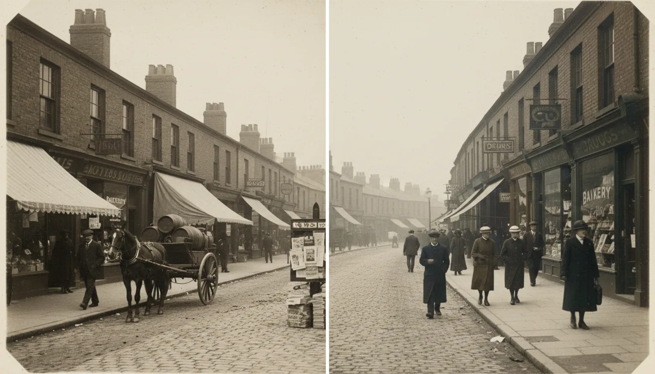 Historical monochrome photograph transformed with careful period-appropriate color